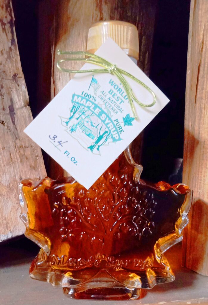 Amber Maple Buy Maple Leaf with Embossed Maple Tree - 3.4 oz of Amber Maple Syrup ...